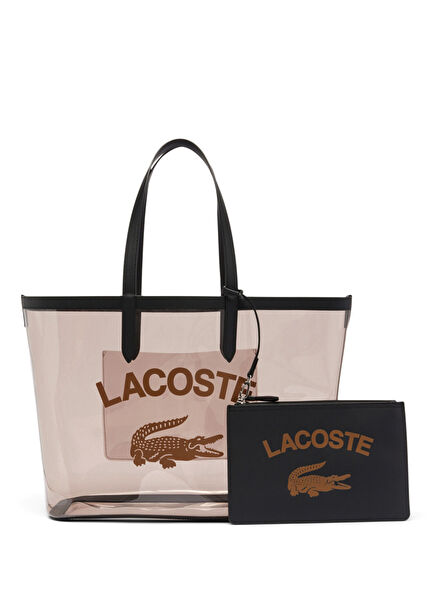 Anna Baskılı Siyah Kadın Omuz Çantası