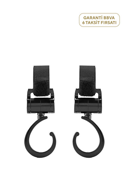 360 Derece Dönebilen Bebek Arabası Kancası