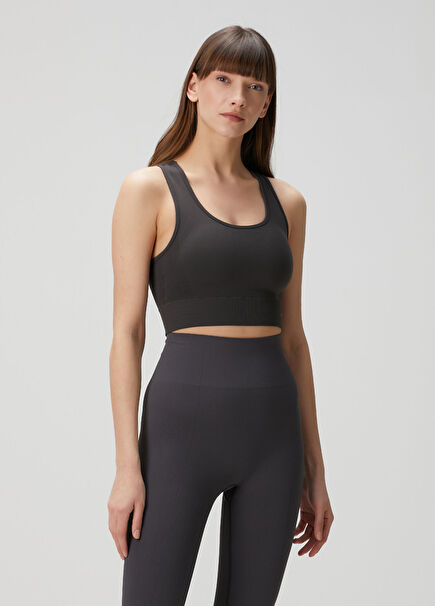 Antrasit Spor Sütyeni