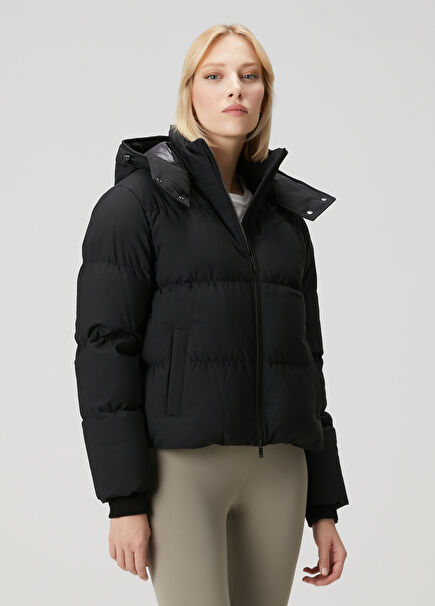 Nyluxe Misti Siyah Puffer Mont