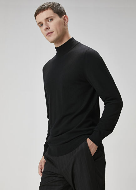 Black Wool Sweater