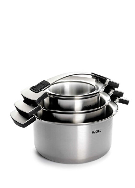 Concept Pro 6 Piece Steel and Aluminum Cast Iron Cookware Set