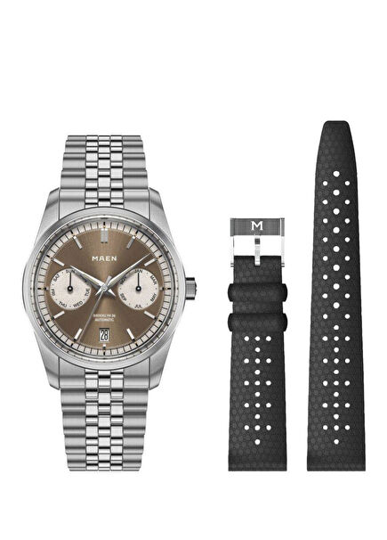 Brooklyn 36 M5.1.6.SET Gümüş Çelik Erkek Kol Saati