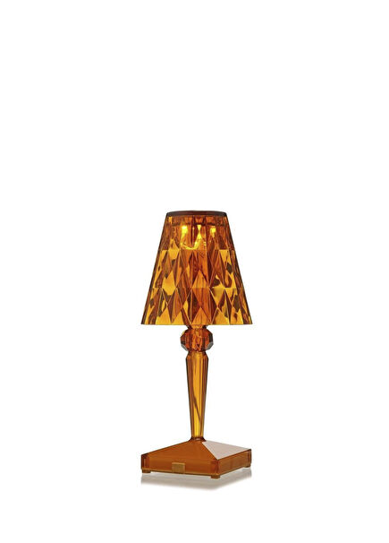 Battery Amber Table Lamp