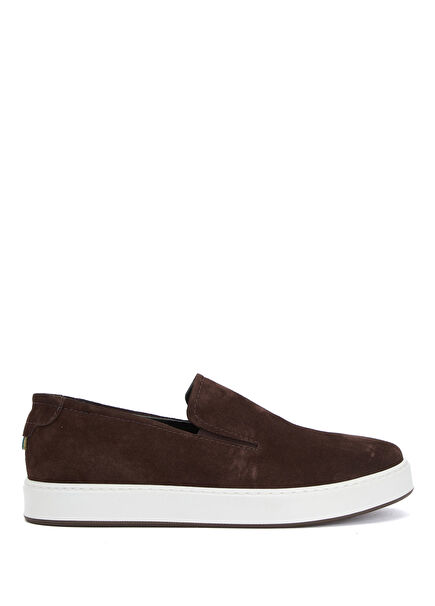 Kahverengi Erkek Süet Loafer