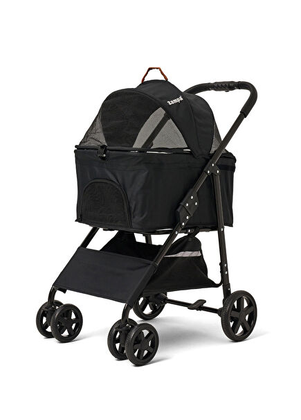 Albon Black Cat and Dog Transport Trolley