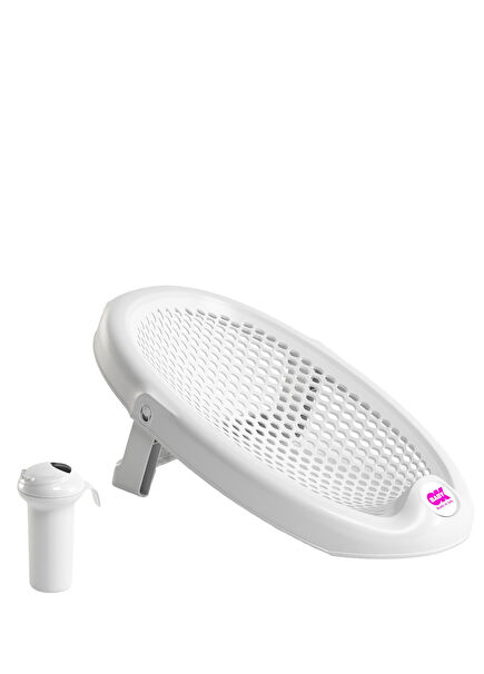 Jelly Beyaz Küvet Aparatı ve Splash Bebek Duşu 