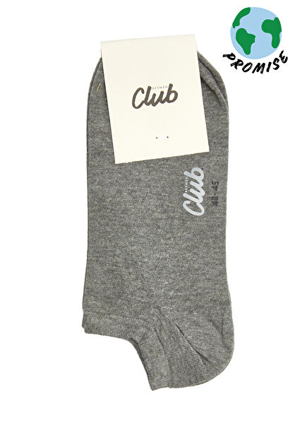 Grey Mens Booties Socks