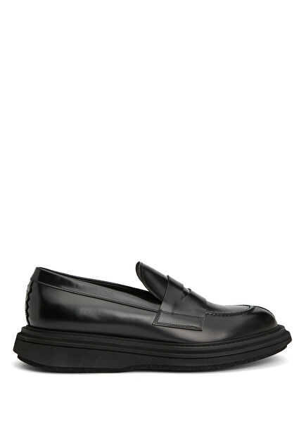 Victor 152V Siyah Erkek Deri Loafer