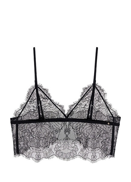 Black Lace Bra