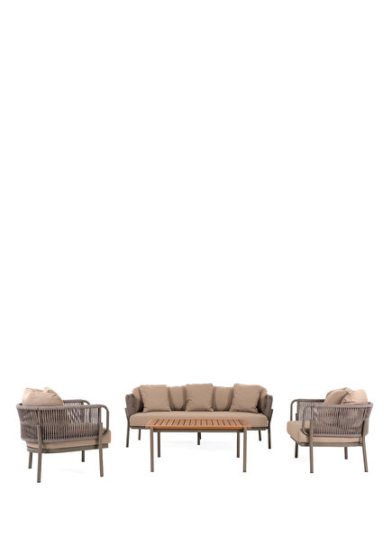 Ban Vizon Iroko Alüminyum Bahçe Takımı