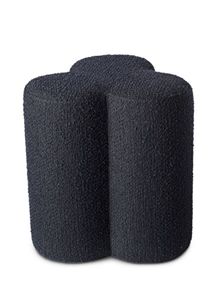 Clover Dark Blue Pouf