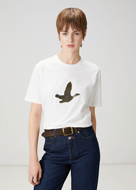 White Gold Logo T-Shirt