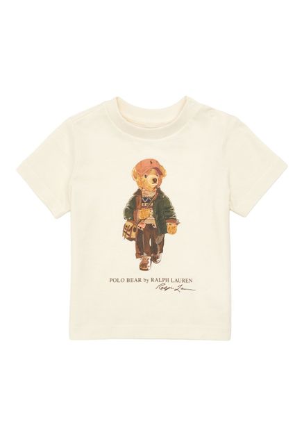 Krem Erkek Bebek T-shirt