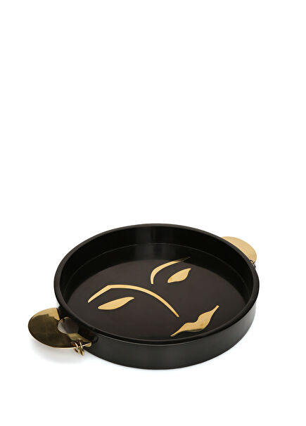 Kelly Face Pattern Wooden Tray