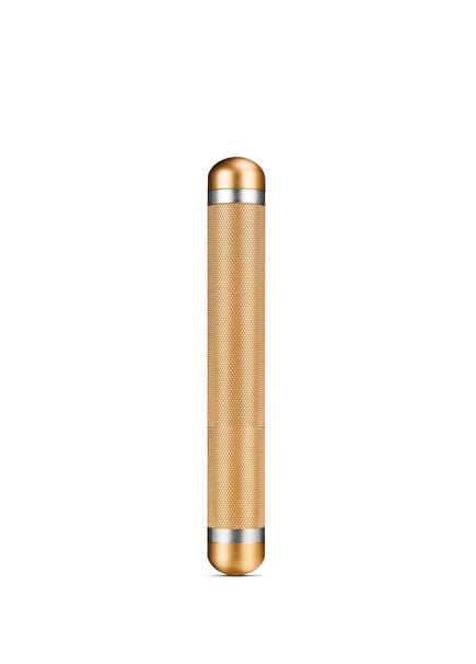Single Gold 54 Ring Metal Cigar Case Tube