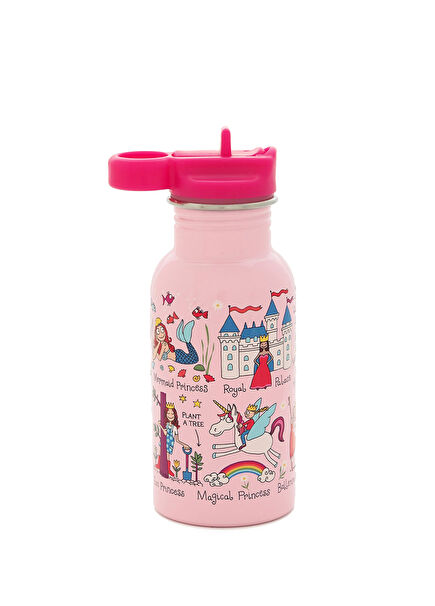 Princess Pipetli Paslanmaz Çelik Matara 400 ml