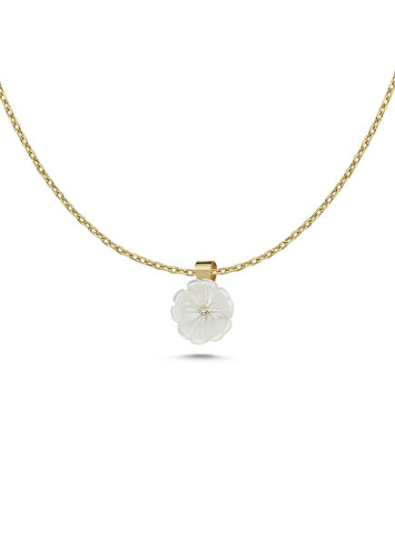 Jasmine Diamond Mother-of-Pearl 14K Gold Women's Necklace