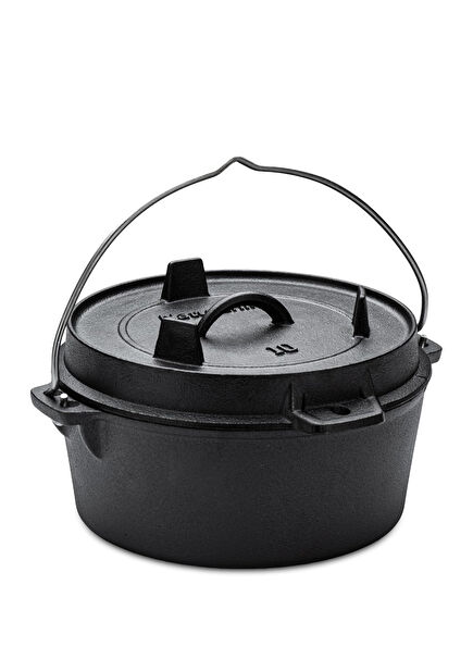 Large Cast Iron Camping Pot