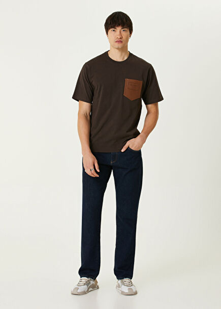 Lacivert Garni Detaylı Jean Pantolon