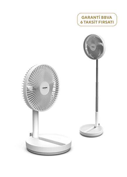 Portable Charging 3 Stage Desktop Fan 8000 mAh Floor Standing Smart Fan