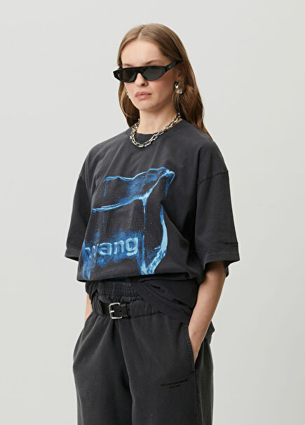 siyah T-shirt