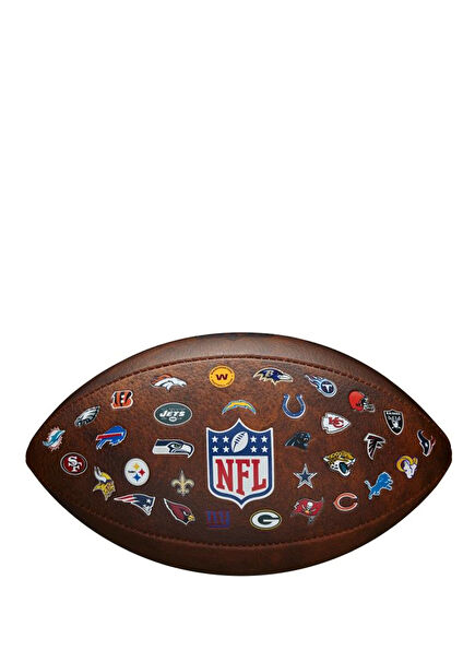 WTF1758XBNF32 NFL OFF THROWBACK 32 Team Logo Amerikan Futbol Topu