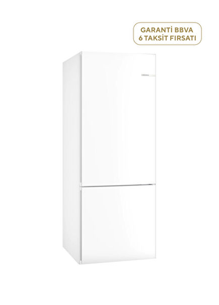 KGN55VWE0N Serie 4 Beyaz Alttan Donduruculu NoFrost Buzdolabı 483 lt