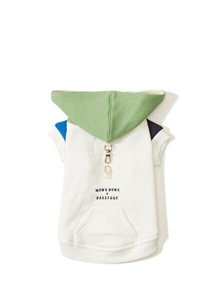 Mons Bons x Bassigue Yeşil Block Köpek Sweatshirt