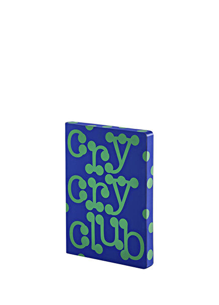 Graphic Cry Cry Club A5 Büyük Boy Noktalı Defter