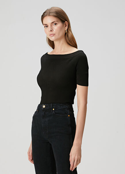 Nadine Black Blouse