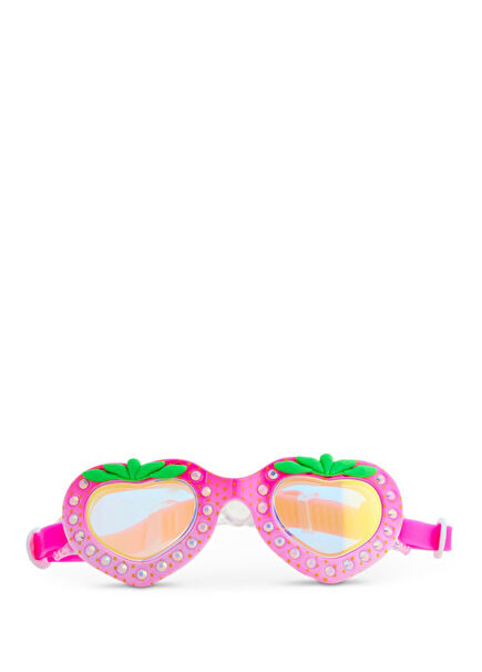 Strawberry Berry Pink Kids Swimming Goggles