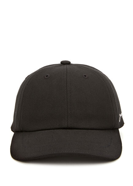 Black Logo Embroidered Women's Hat