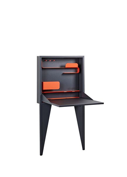 Face A Face Gri Çalışma Masası 