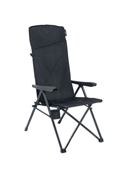 Justy XL Comfort+ Black Edition 3-Position Camping Chair
