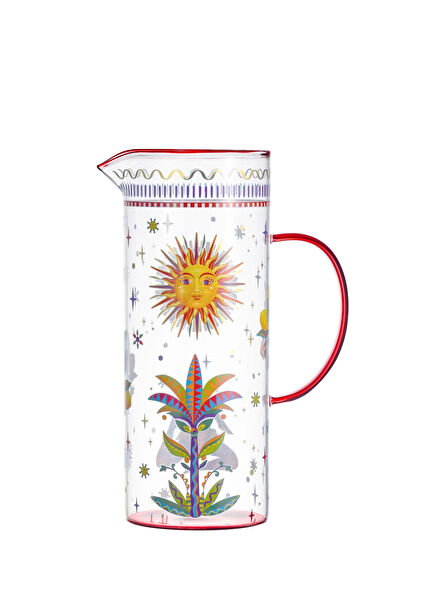 Dolce Vita Patterned Glass Decanter