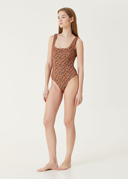 Ff Puzzle Orange Swimsuit