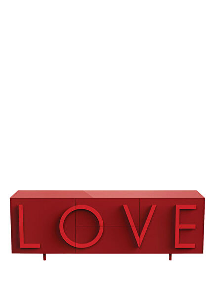 Love Red Drawer Sideboard