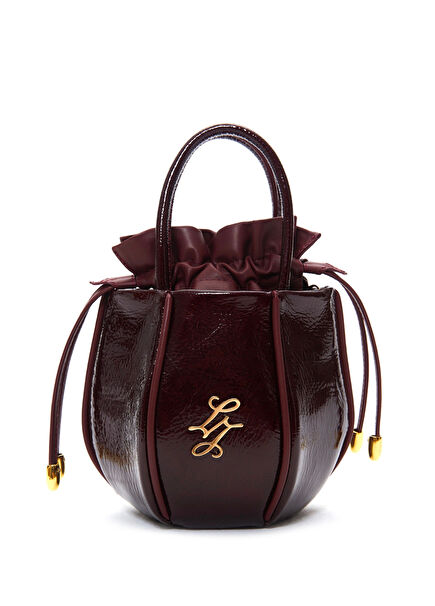 Alin Burgundy Leather Women's Shoulder Bag