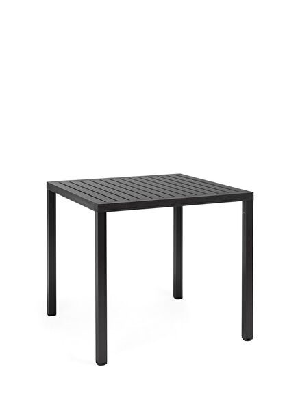 Cube 80 Anthracite Square Garden Table