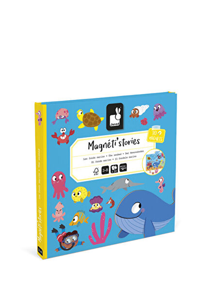 Denizin Dibinde Mıknatıslı Aktivite Oyun Kitabı 