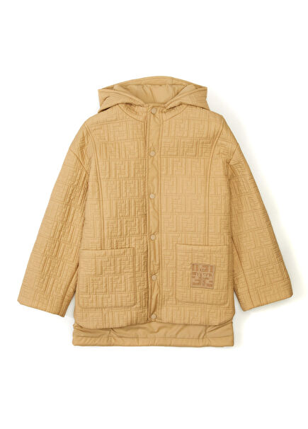 Camel Logo Quilted Children's Jacket