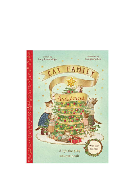 Cat family Christmas Lift the Flap Advent Çocuk Yabancı Dil Kitabı