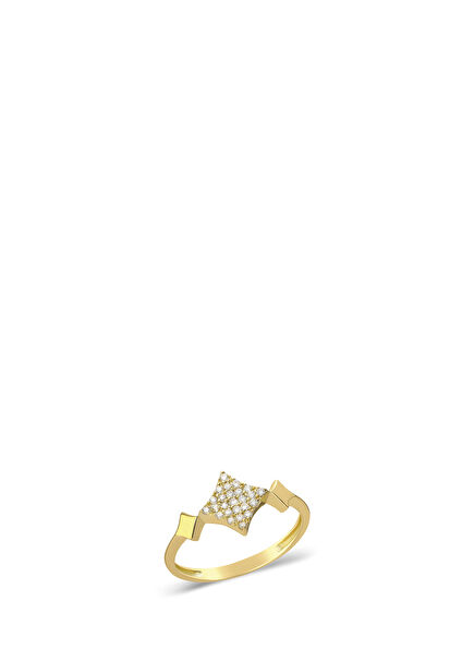 Twinkle Swarovski Stone 14K Gold Women's Ring