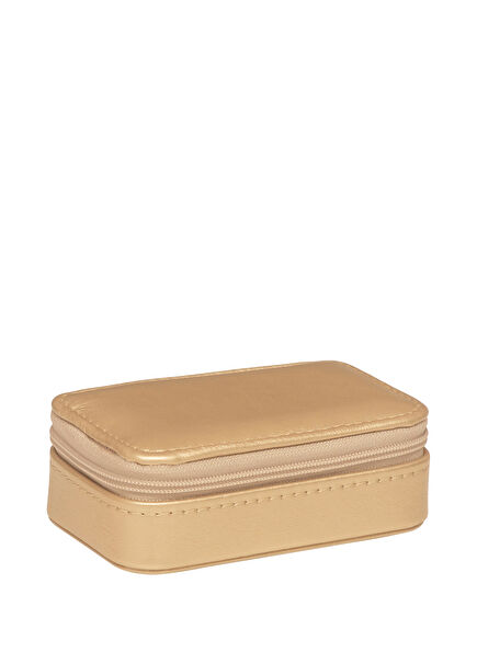 Gold Mini Kız Çocuk Mücevher Takı Kutusu  