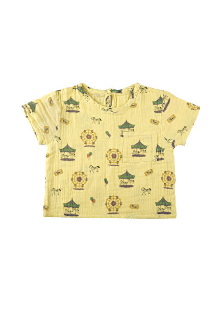 Desenli Erkek Çocuk T-shirt