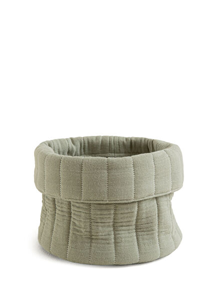 Winterland Mint Pamuk Müslin Çocuk Oyuncak Sepeti 