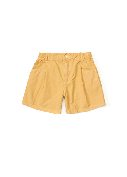 Beige Girls Shorts