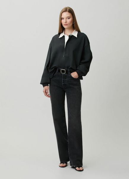Annina Straight Leg Black Jeans