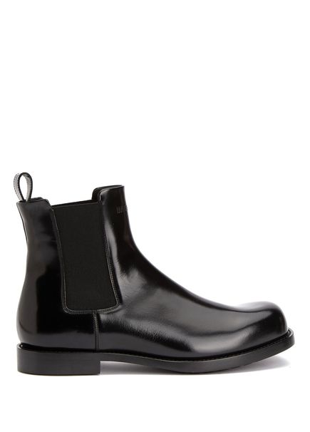 Comfy Black Men's Leather Boots